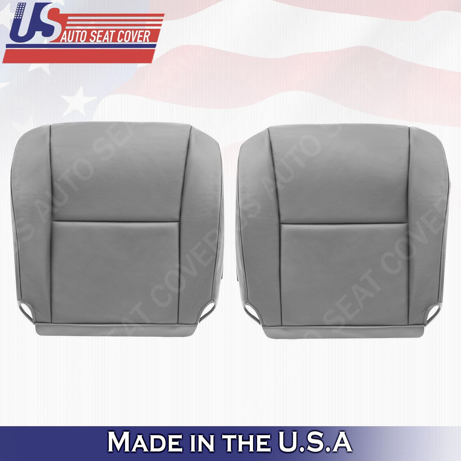 FITS 2005 2006 Toyota Tundra, Sequoia Bottoms Leather Seat Cover Gray LB/11
