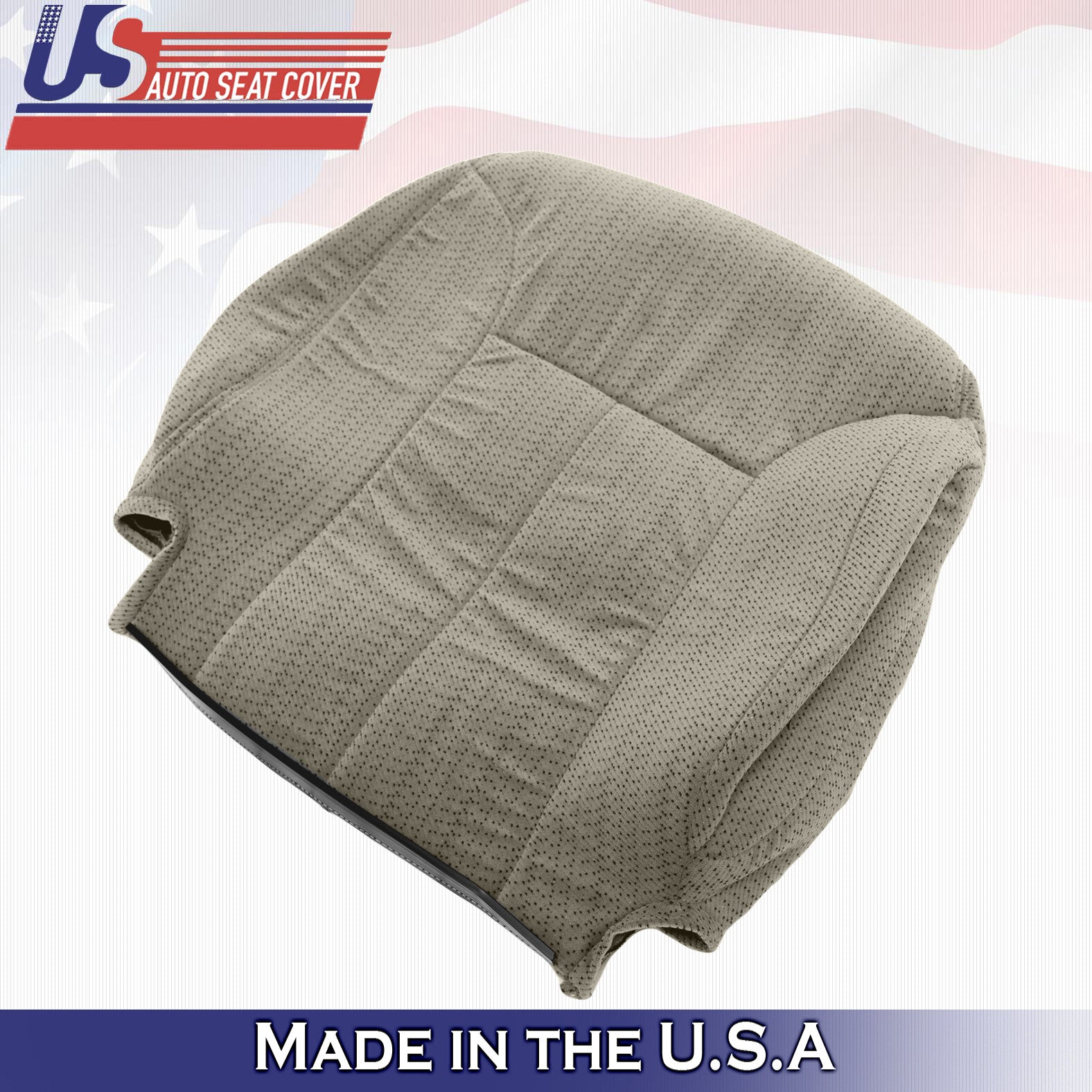 1995 to 1999 For Chevy Tahoe Suburban Passenger Top Cloth Seat Cover Neutral Tan