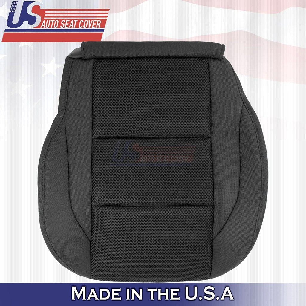 2005 to 2015 Black Driver Passenger bottom Cloth Seat Cover for Nissan Armada