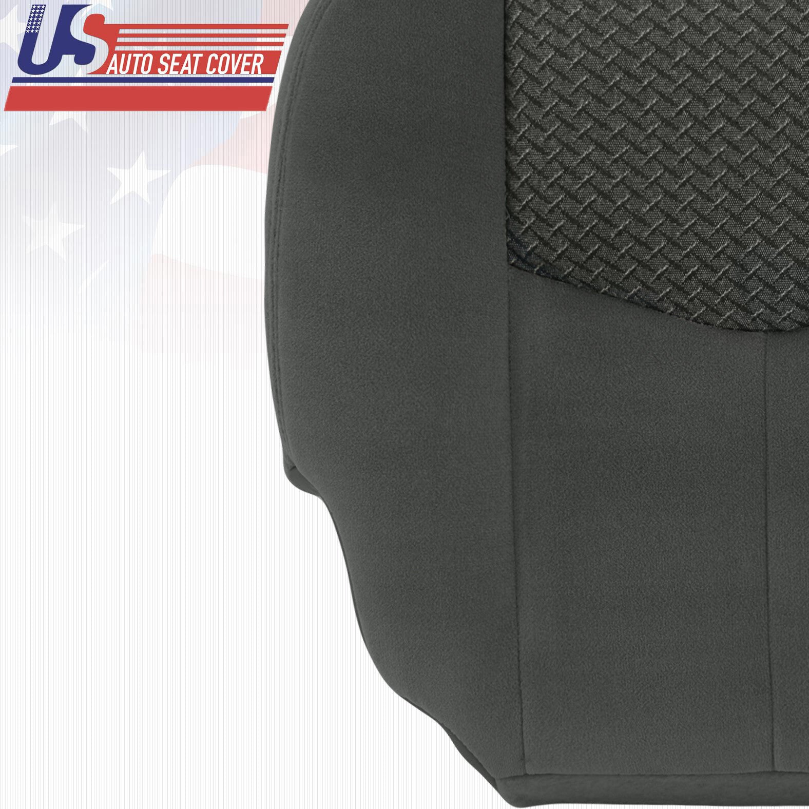 Chevy Avalanche Driver/Passenger Bottom Cloth Cover Dark Gray Fits 2003 & 2004
