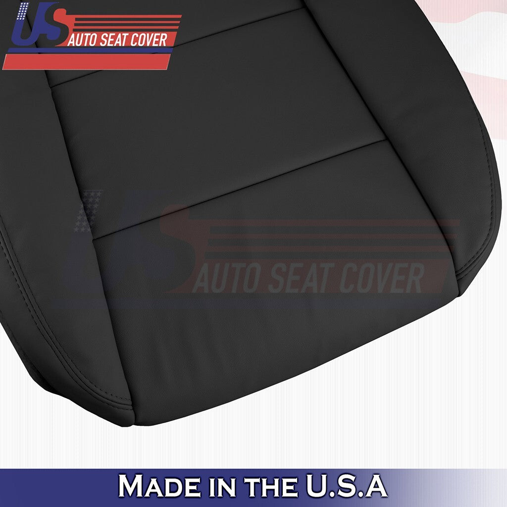 2013 to 2018 Fits Toyota Avalon XLE Driver Top& Bottom Leather Cover Black