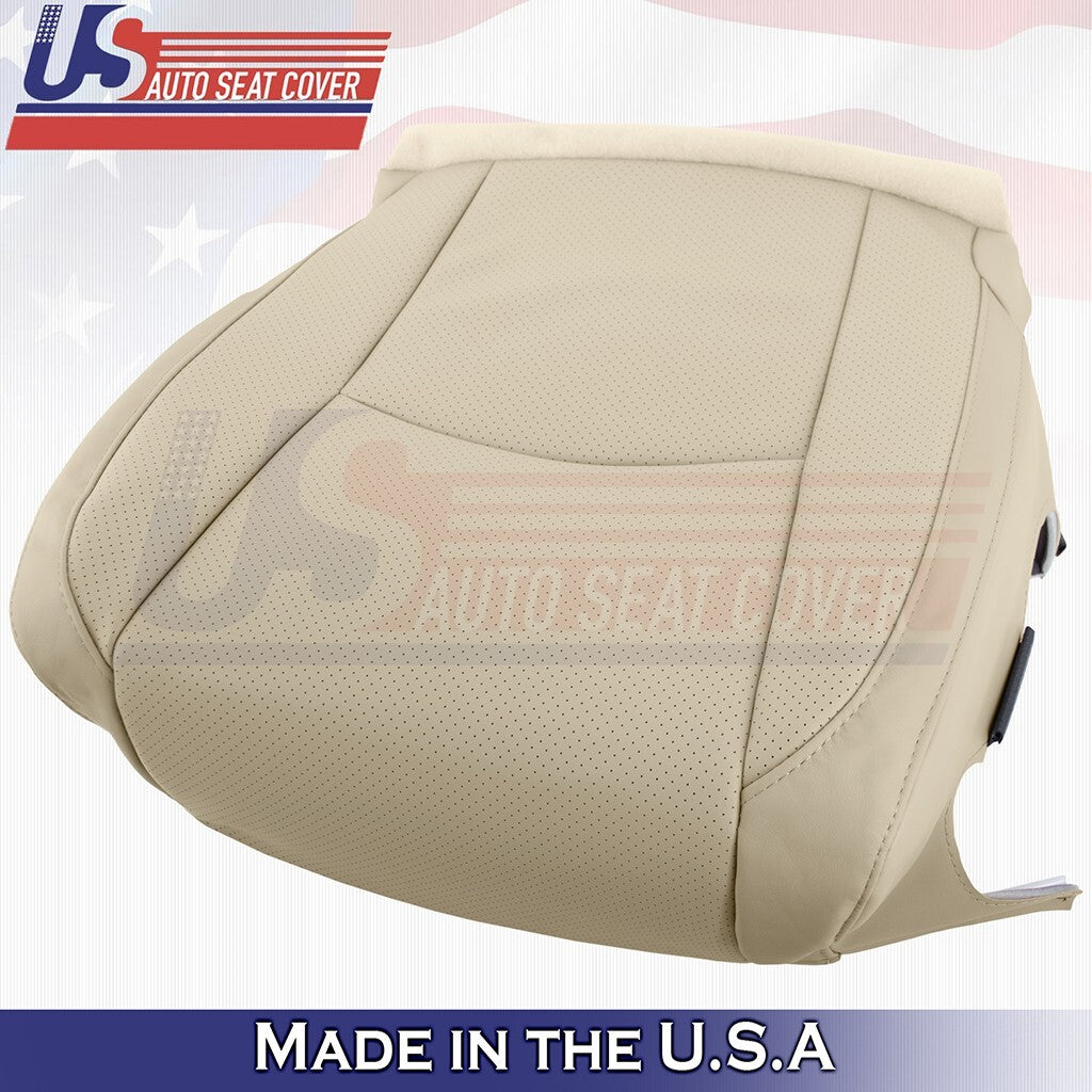 2003 to 2009 For Lexus RX350 Driver Top& Bottom Synth Leather Perf Cover Tan