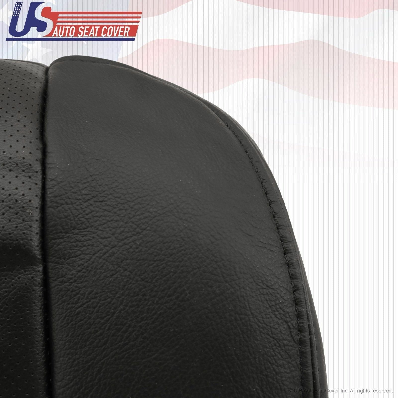 2005 2006 2007 Fits Ford F250 Driver & Passenger Bottoms Leather Cover Black