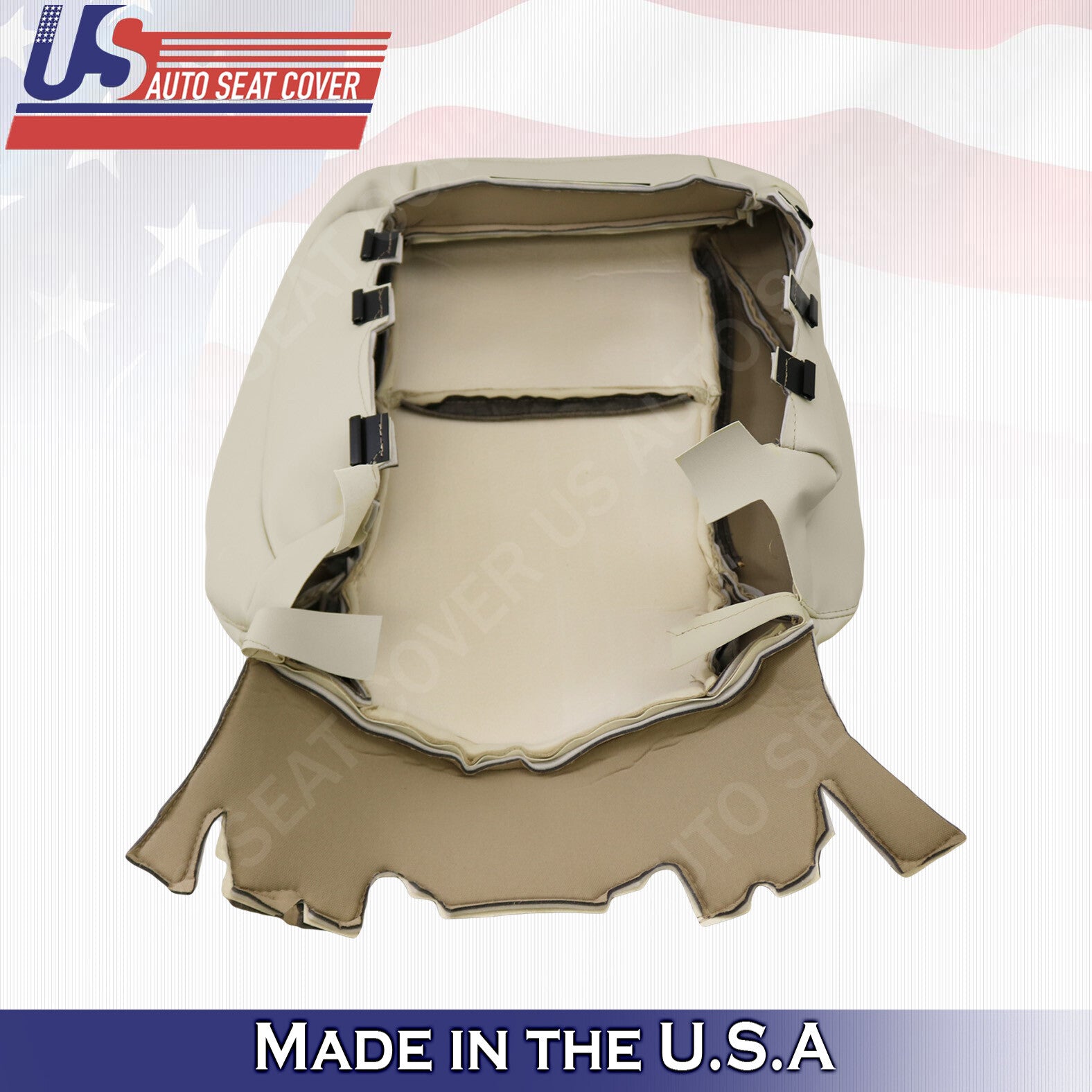 Driver Top Perforated Leather Seat Cover Light TAN FOR 2010 - 2017 Lexus GX460