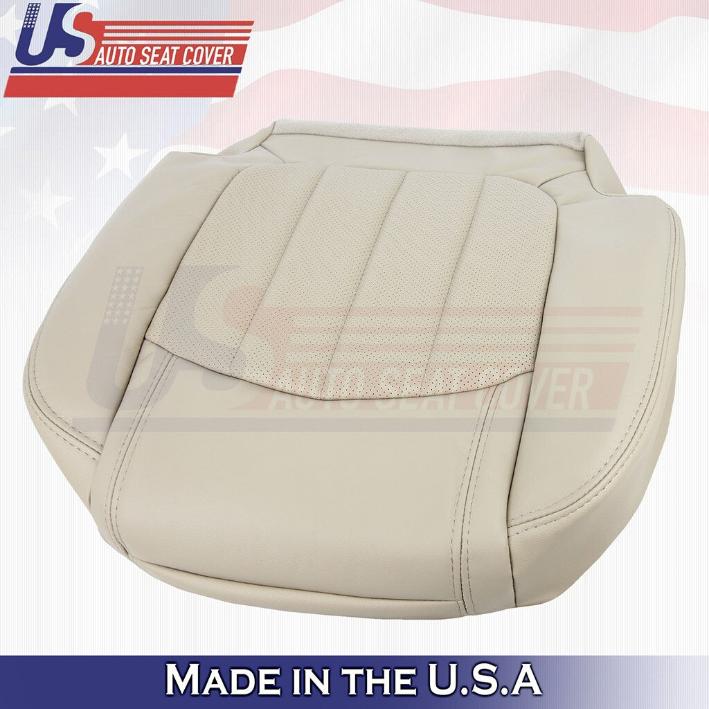 2008 to 2012 For Buick Enclave Rear Driver & Passenger Bottoms Leather Cover Tan