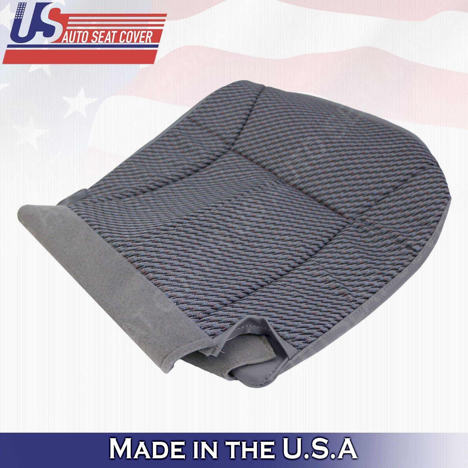 Passenger bottom Cloth Cover Gray 1998 to 2002 For Dodge Ram 1500 2500 3500 WT