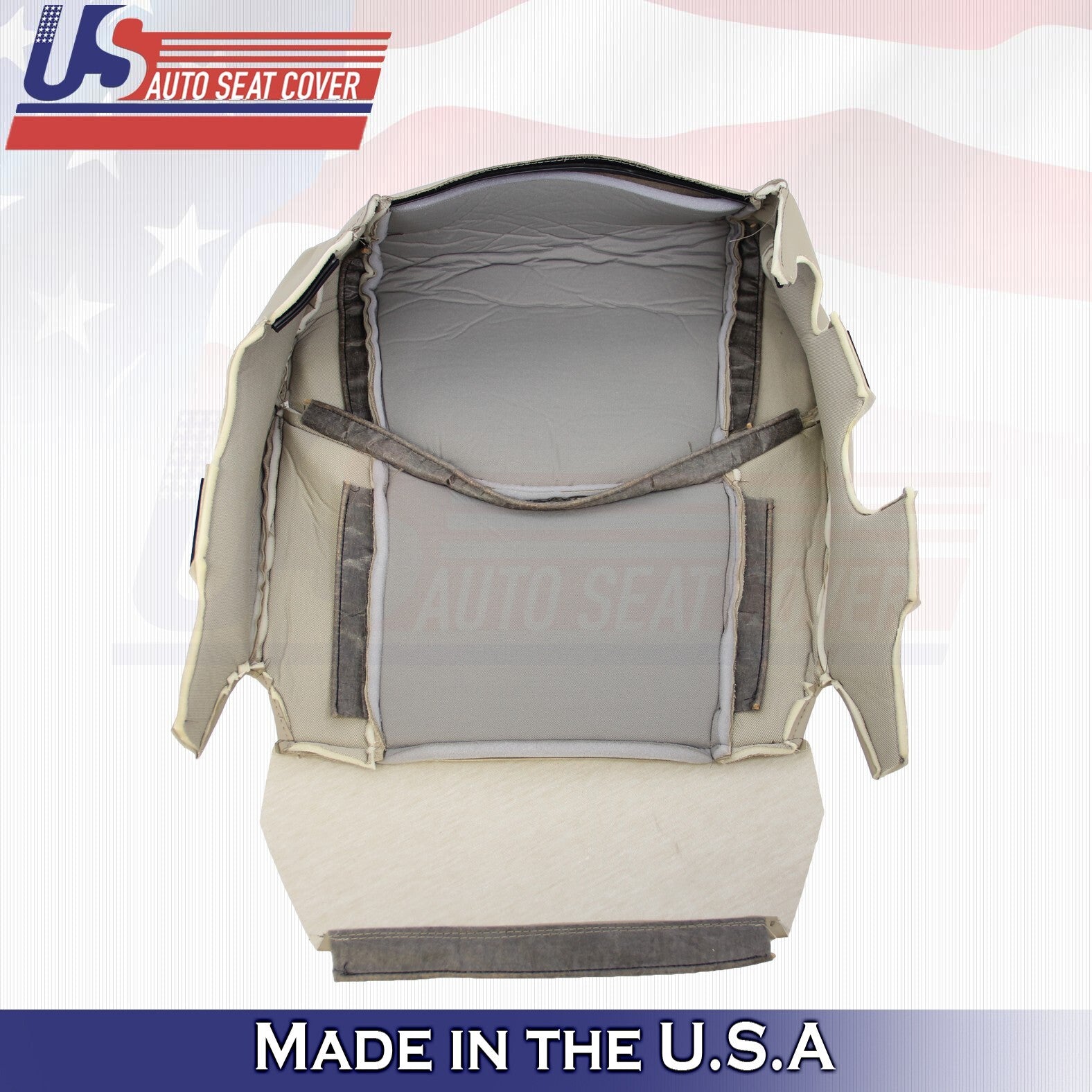 2011 2012 For Toyota Avalon Driver & Passenger Bottom Leather Seat Covers Tan