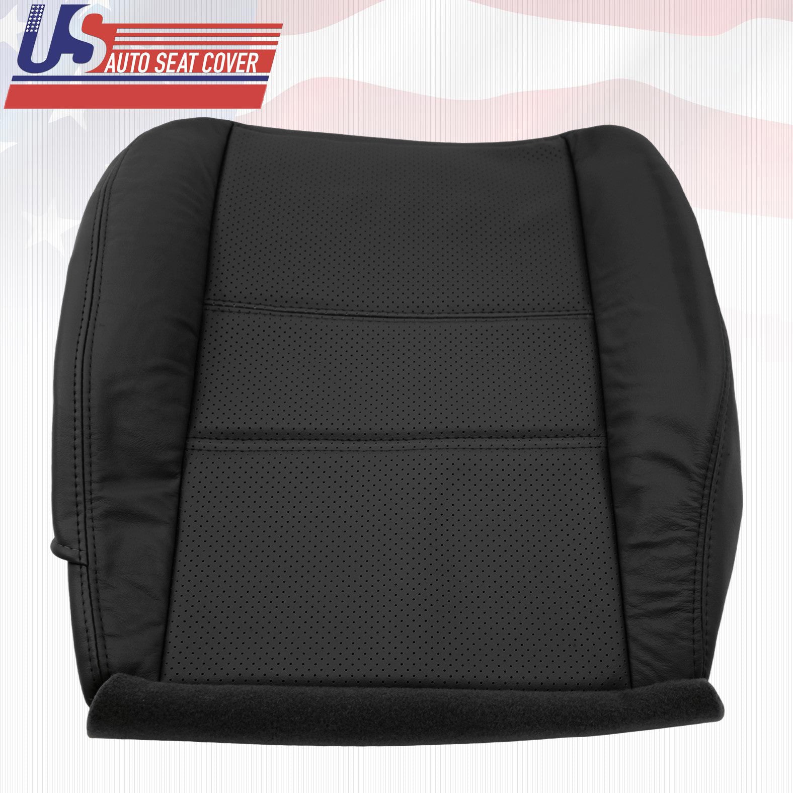 2001 2002 Driver Bottom Leather Perforated Seat Cover Fits Nissan Pathfinder Blk