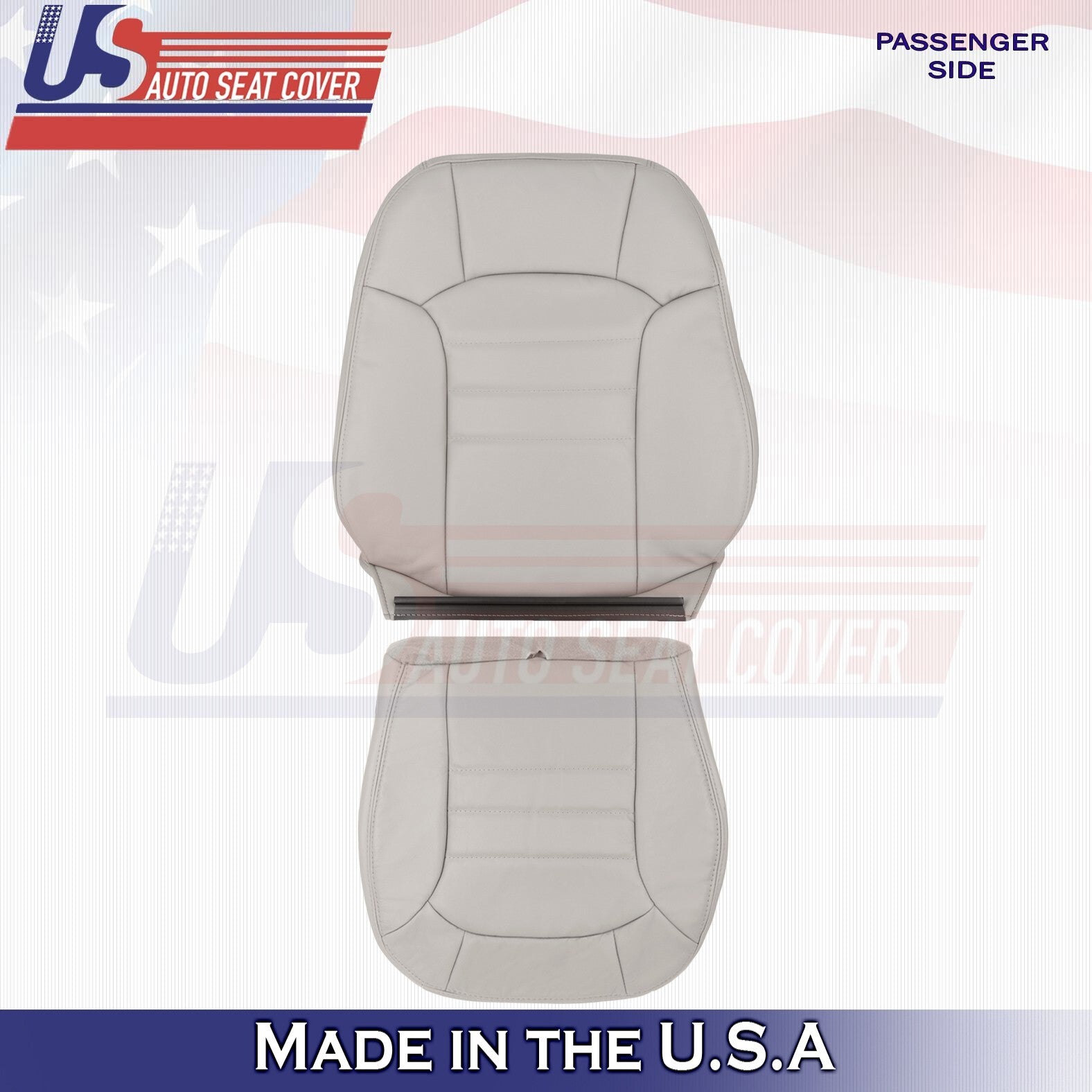 2002 2003 2004 For Jeep Liberty Passenger Bottom & Top Leather Cover Light Taupe