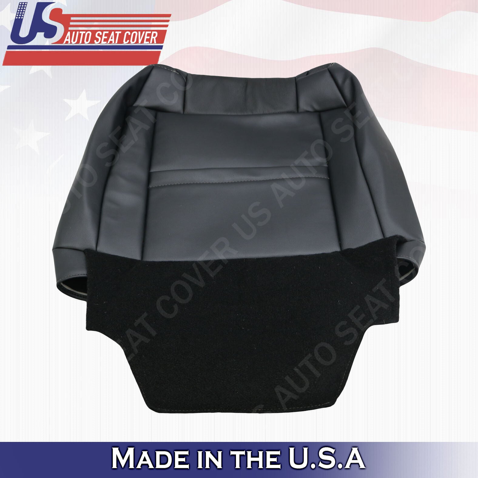 2009-2012 Fits Dodge Ram 1500 2500 Laramie Driver Top Perf Leather Cover BLACK