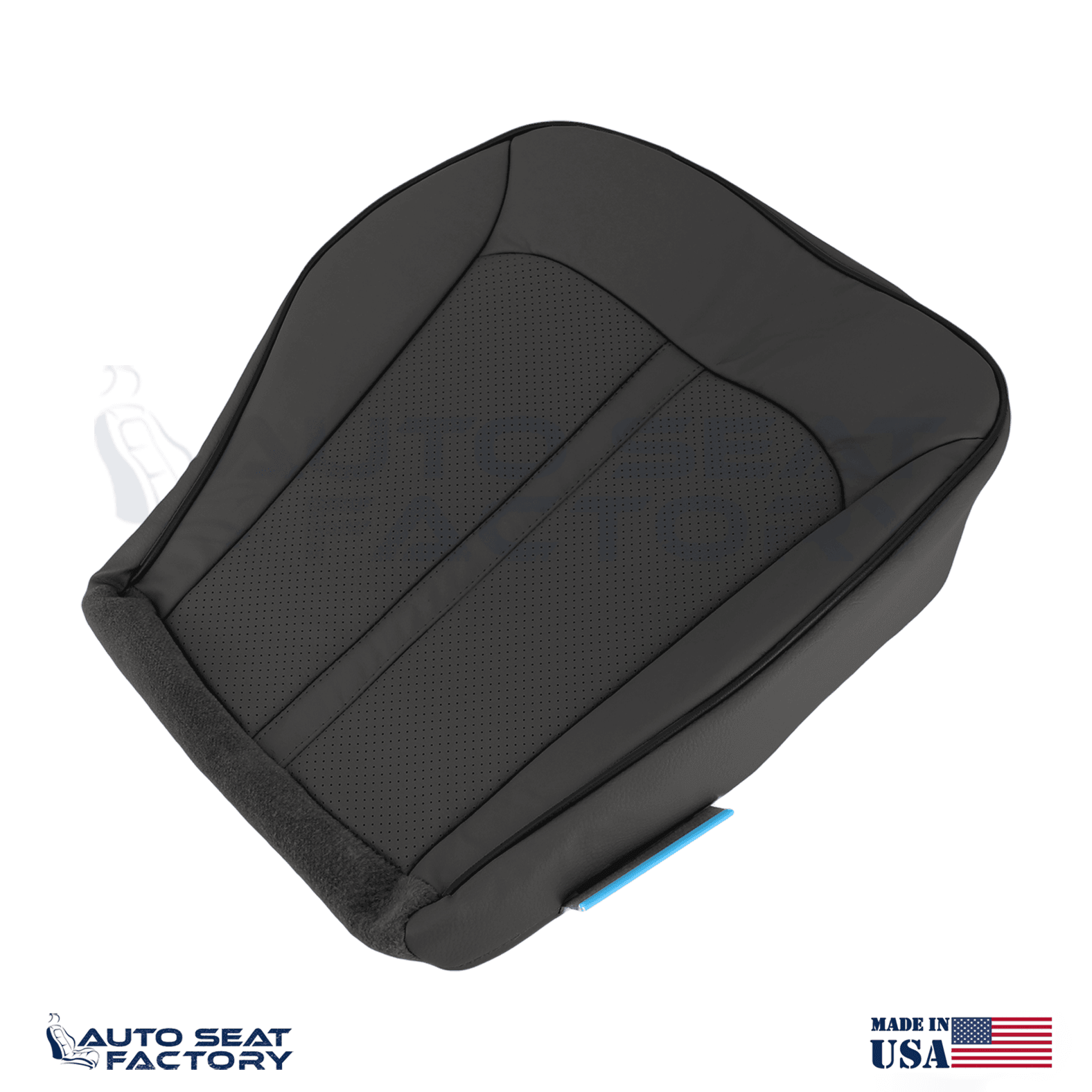 Replacement 2011 -2015 Lincoln MKX Perforated Black Vinyl Seat Covers 4PCS