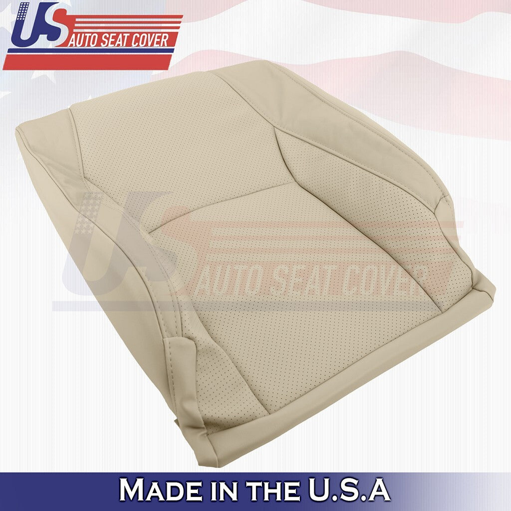 2003 to 2009 For Lexus RX350 Passenger Top & Bottom Synth Leather Perf Cover Tan