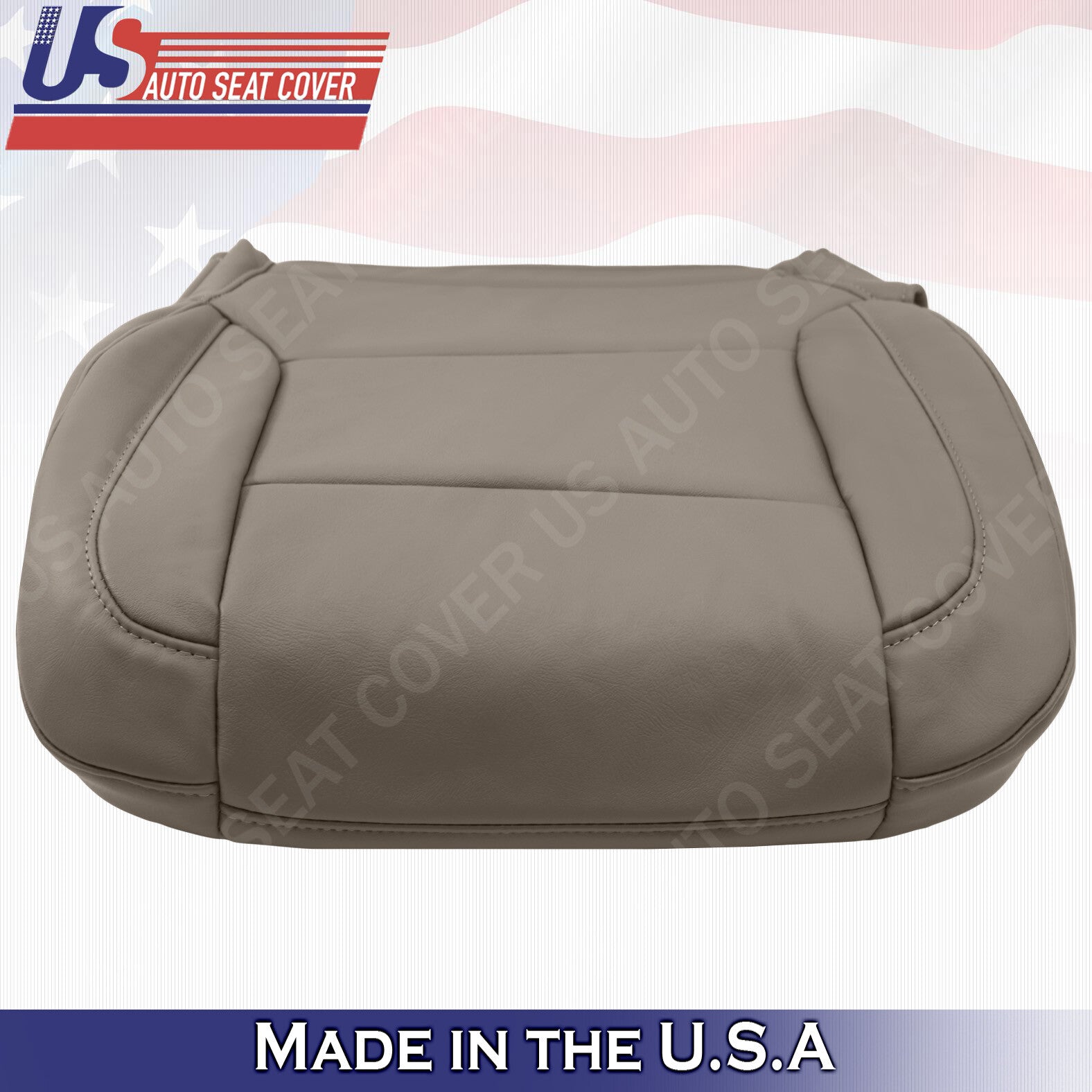Driver Bottom Leather Seat Cover 2015 -2018 Chevy/GMC Tahoe, Suburban, Yukon TAN