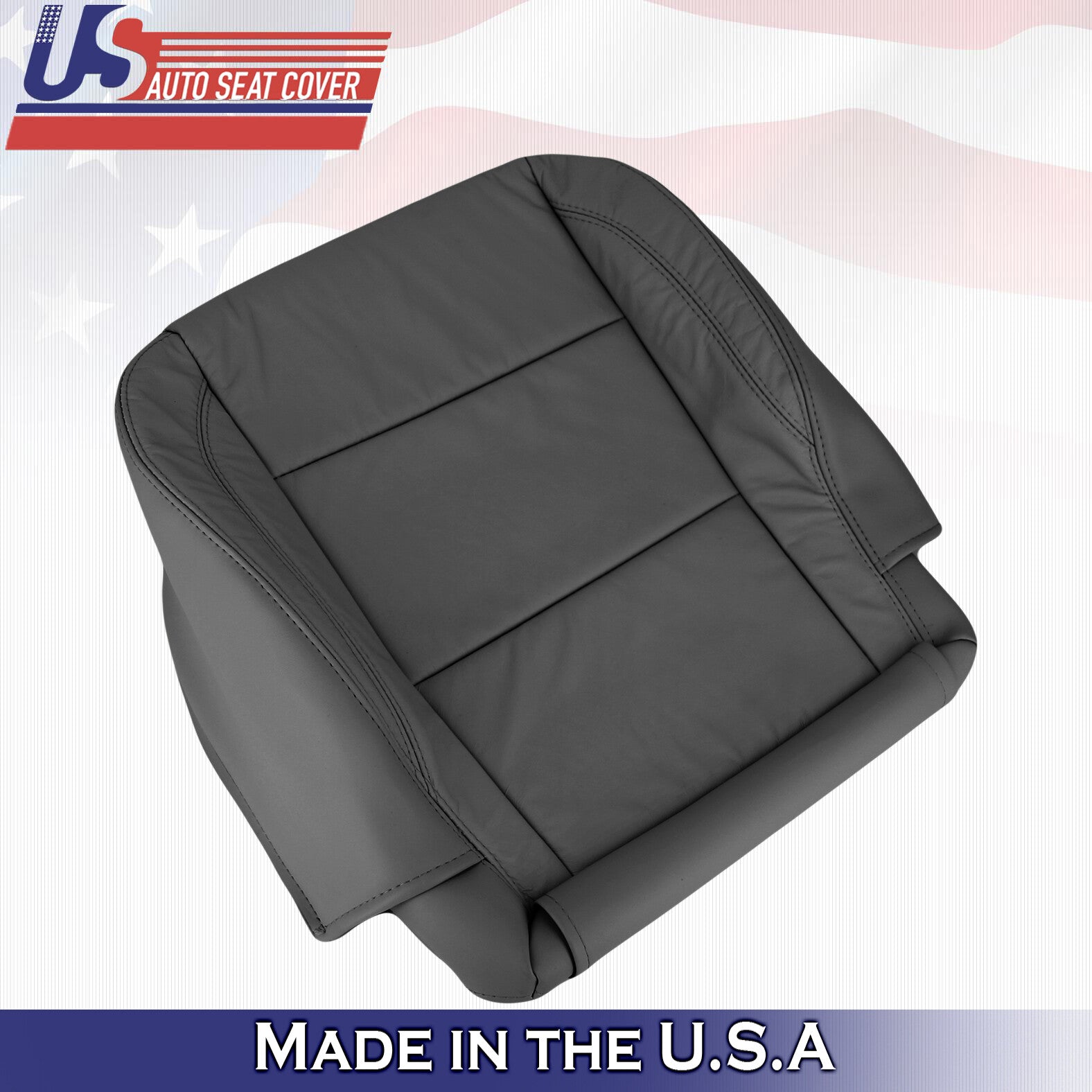 2004 - 2010 For Infinity QX56 Driver & Passenger 2x Bottom Leather Covers Black