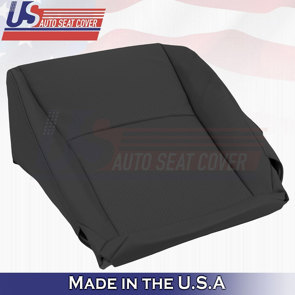 2004 to 2007 For Toyota Highlander Passenger Top Leather Seat Cover Black