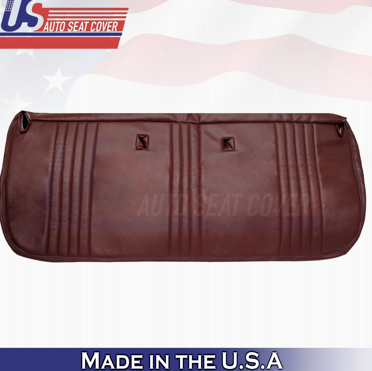 1997 For GMC Sierra C/K 1500 2500 3500 Front Bottom Bench Vinyl Seat Cover Red