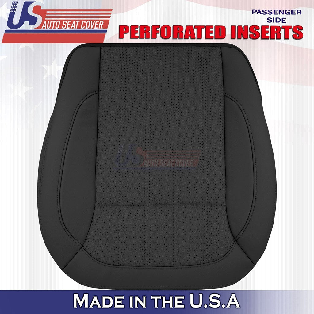 2016-2018 For Mercedes Benz GLE350 400 Passenger Bottom Leather Seat Cover Black