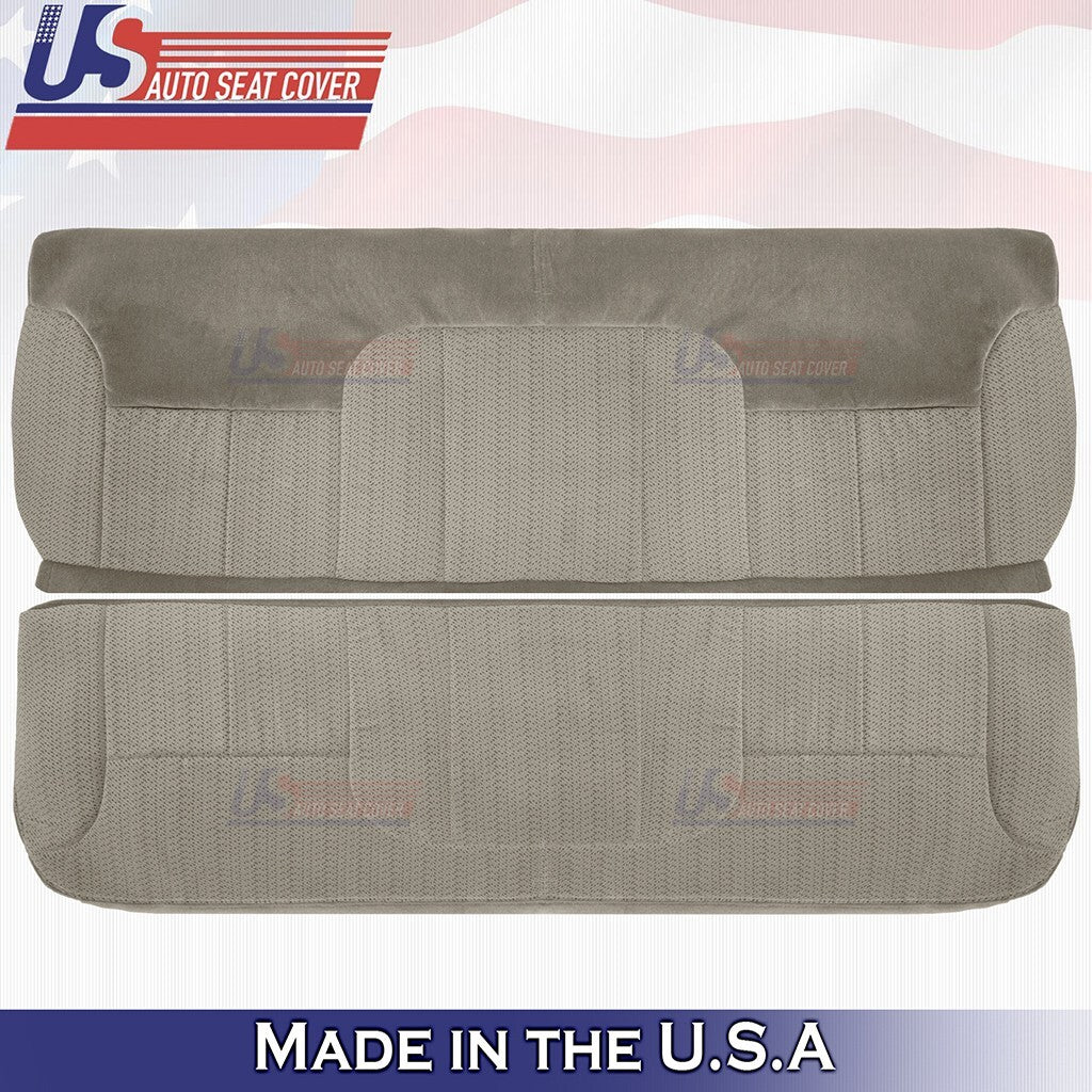 1999 2000 Fits Chevy Silverado C/K 1500 Rear Bench Bottom &Top Cloth Cover Tan
