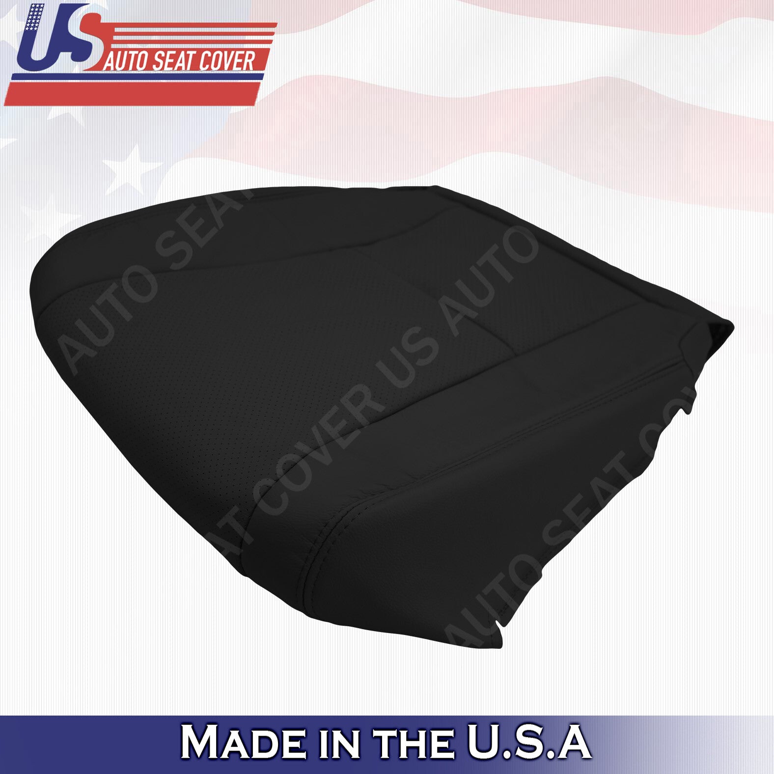 For 2007 2008 2009 Lexus LS460 Passenger Bottom Perforated Leather Cover Black