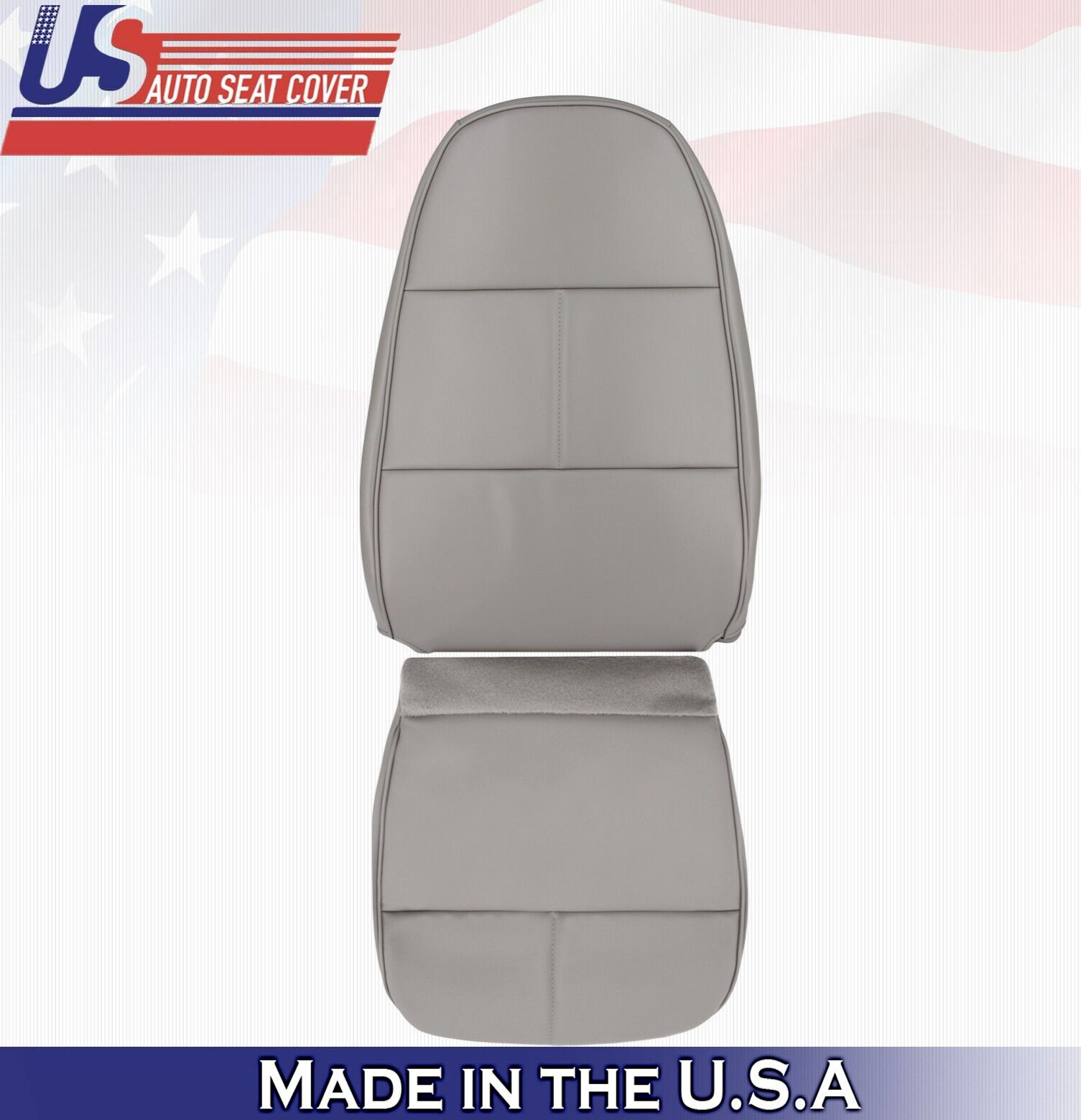 1992 to 1999 For Ford E450 Econoline van Driver Top & Bottom Vinyl Covers Gray