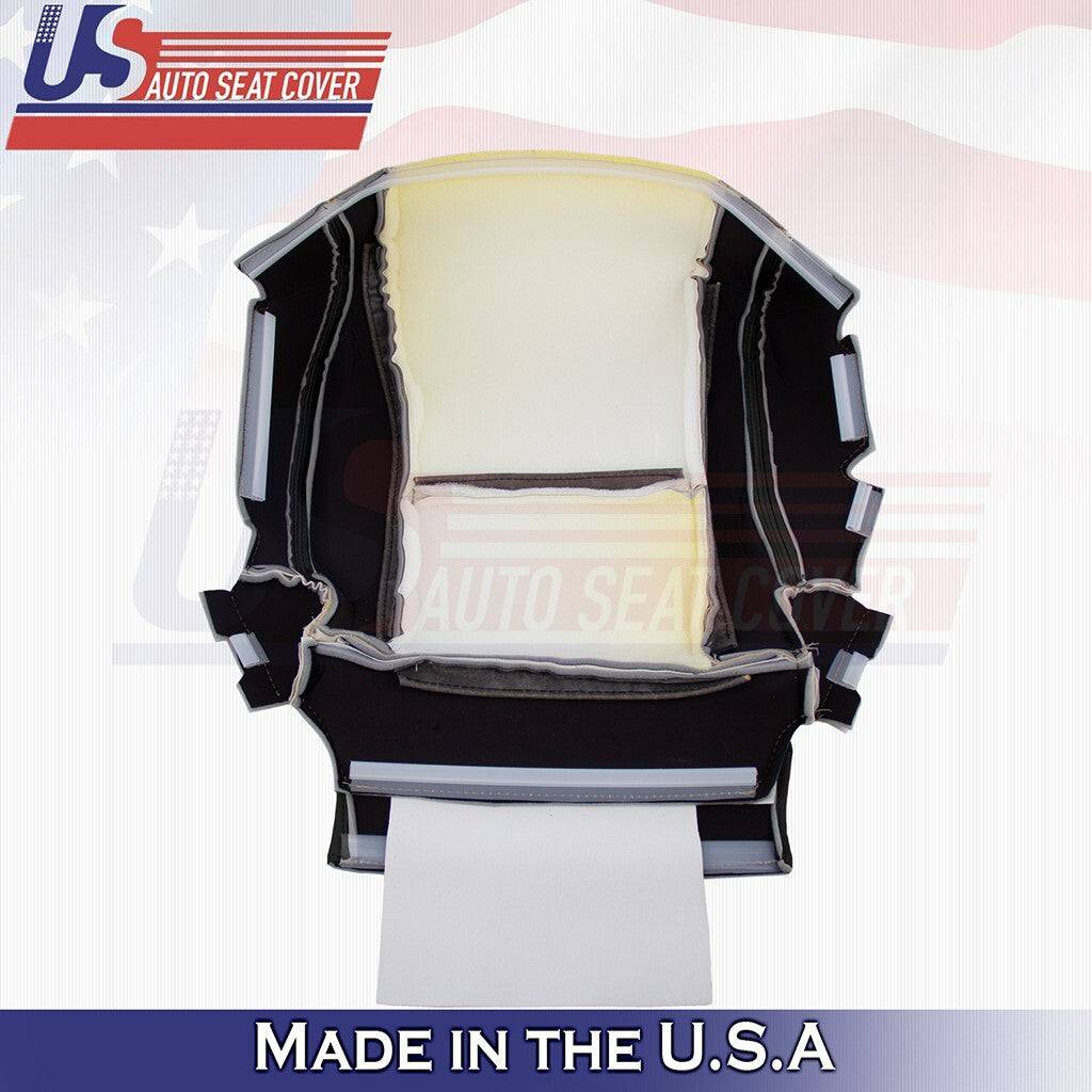 2007 to 2012 For Lexus LS600h Driver & Passenger Bottoms Leather Cover Black
