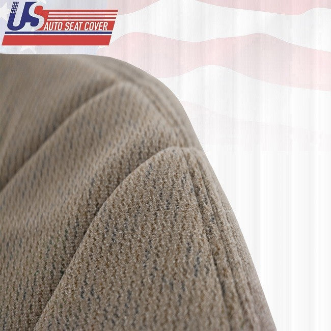 2000 - 2002 GMC Yukon SLE SLT - DRIVER BOTTOM FABRIC REPLACEMENT SEAT COVER TAN