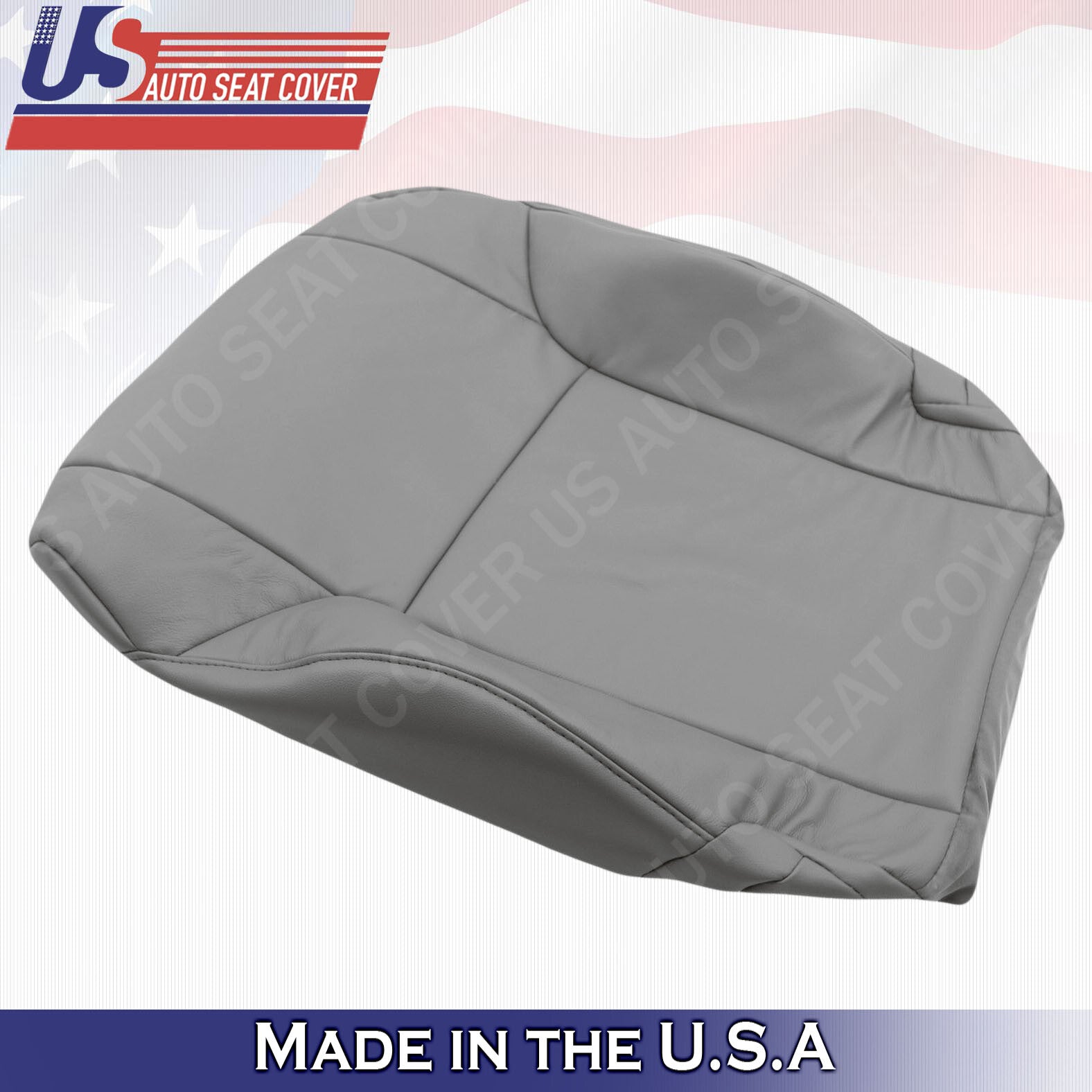 Fits 2009 Toyota 4Runner SR5 Driver Top Leather Seat Cover Replacement Gray