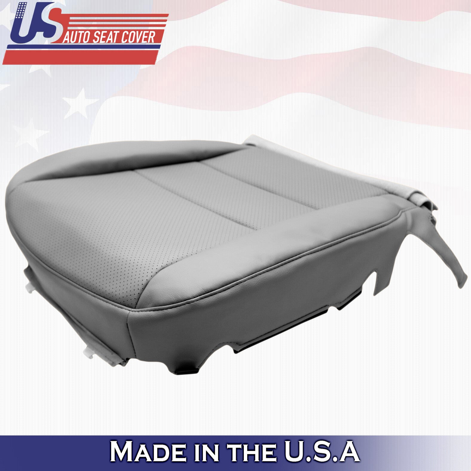For 2005 2006 2007 2008 Acura RL Driver Top & Bottom Leather Seat Covers Taupe