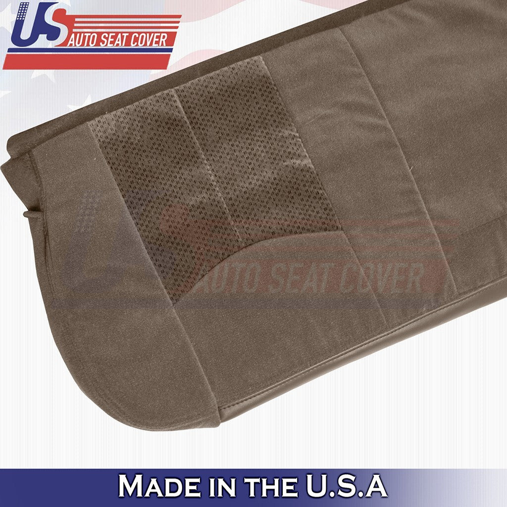 2003 2004 For Chevy Silverado Rear Bench Bottom Cloth Seat Cover Medium Tan