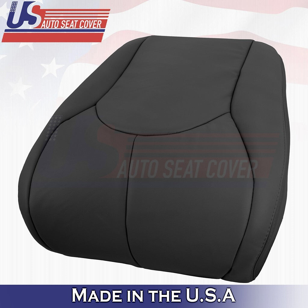 1996 to 2002 For Mercedes Benz SL600 Front Set Tops &Bottoms Leather Cover Black