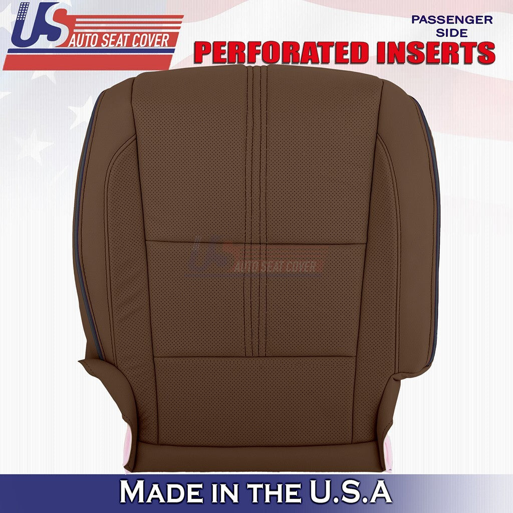 2017 to 2020 For Acura MDX Passenger Bottom w/ Perforated Leather Cover Brown