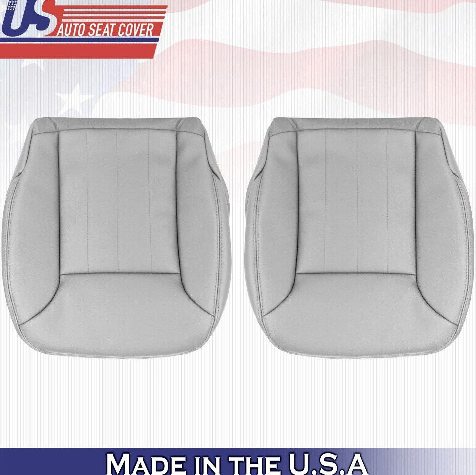 2006 To 2008 For Mercedes Benz ML500 Driver Passenger Bottom Leather Covers Gray