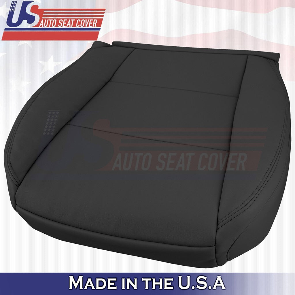 2013 to 2018 Fits Toyota Avalon XLE Driver Top& Bottom Leather Cover Black