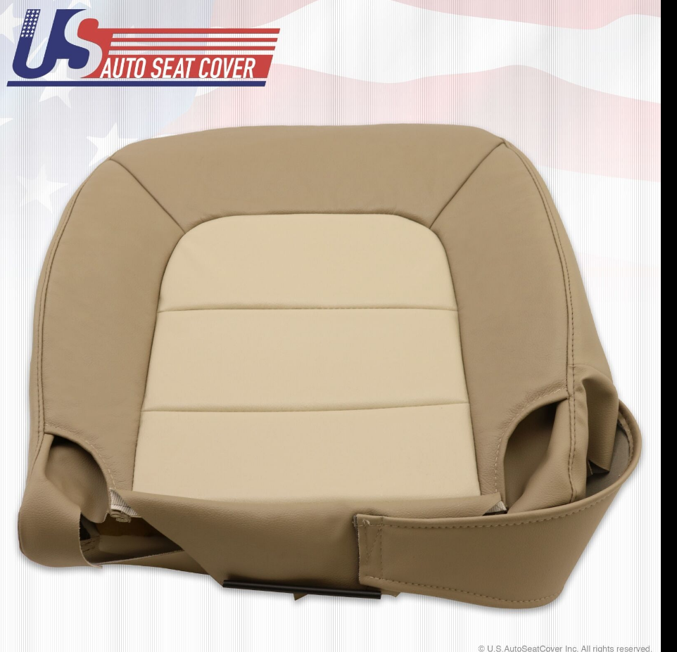 2003 to 2006 Expedition Eddie Bauer Driver Passenger Seat Cover Set tan Leather