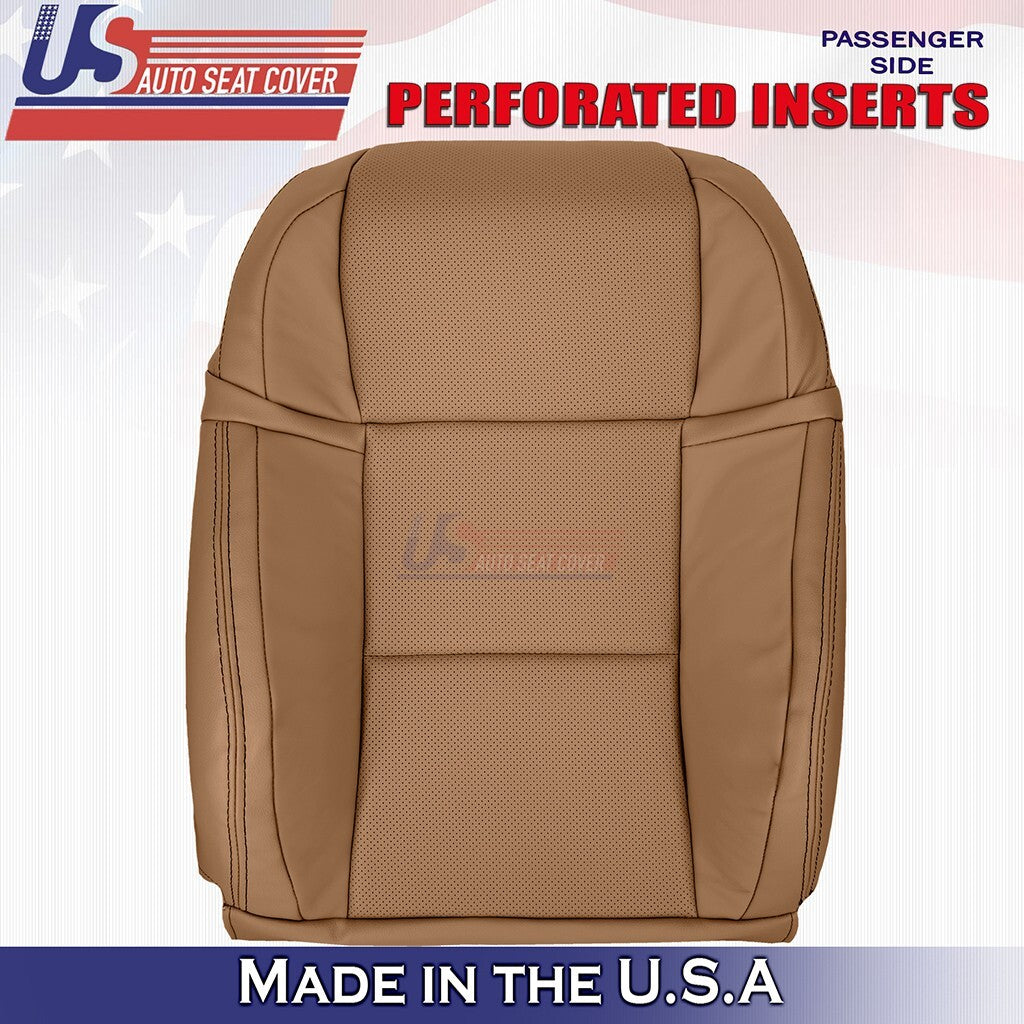 2013 to 2020 Fits Lexus GS350 F-Sport Passenger Top Leather Seat Cover Brown