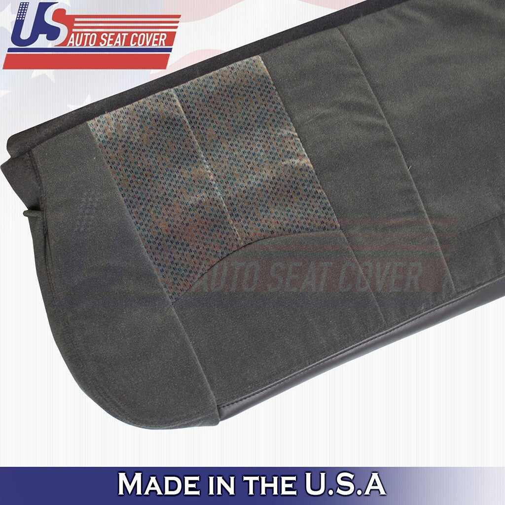 2003 to 2007 For Chevy Silverado Rear Bench Bottom Cloth Seat Cover Dark Gray