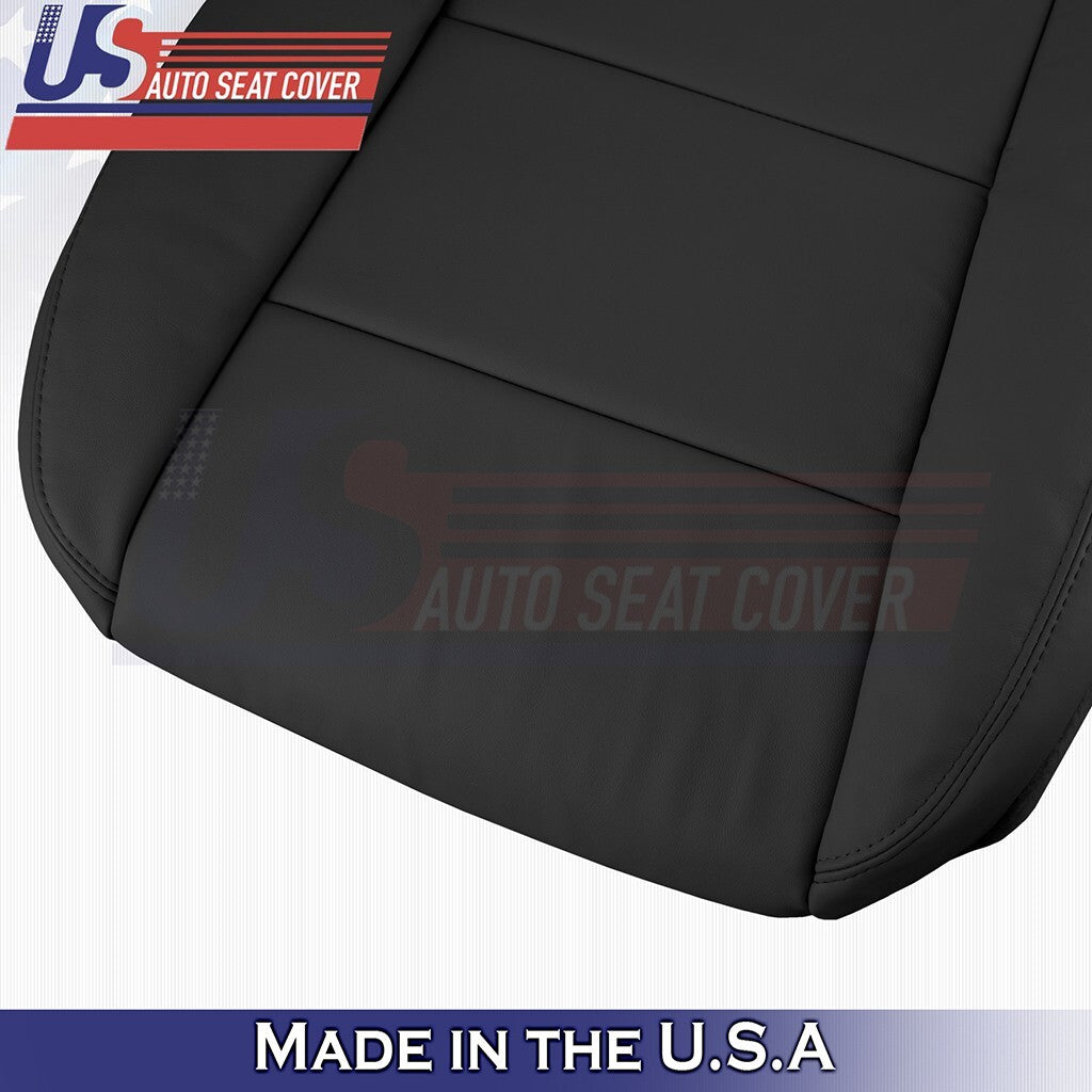 2013 to 2018 Fits Toyota Avalon XLE Front Set Tops &Bottoms Leather Cover Black