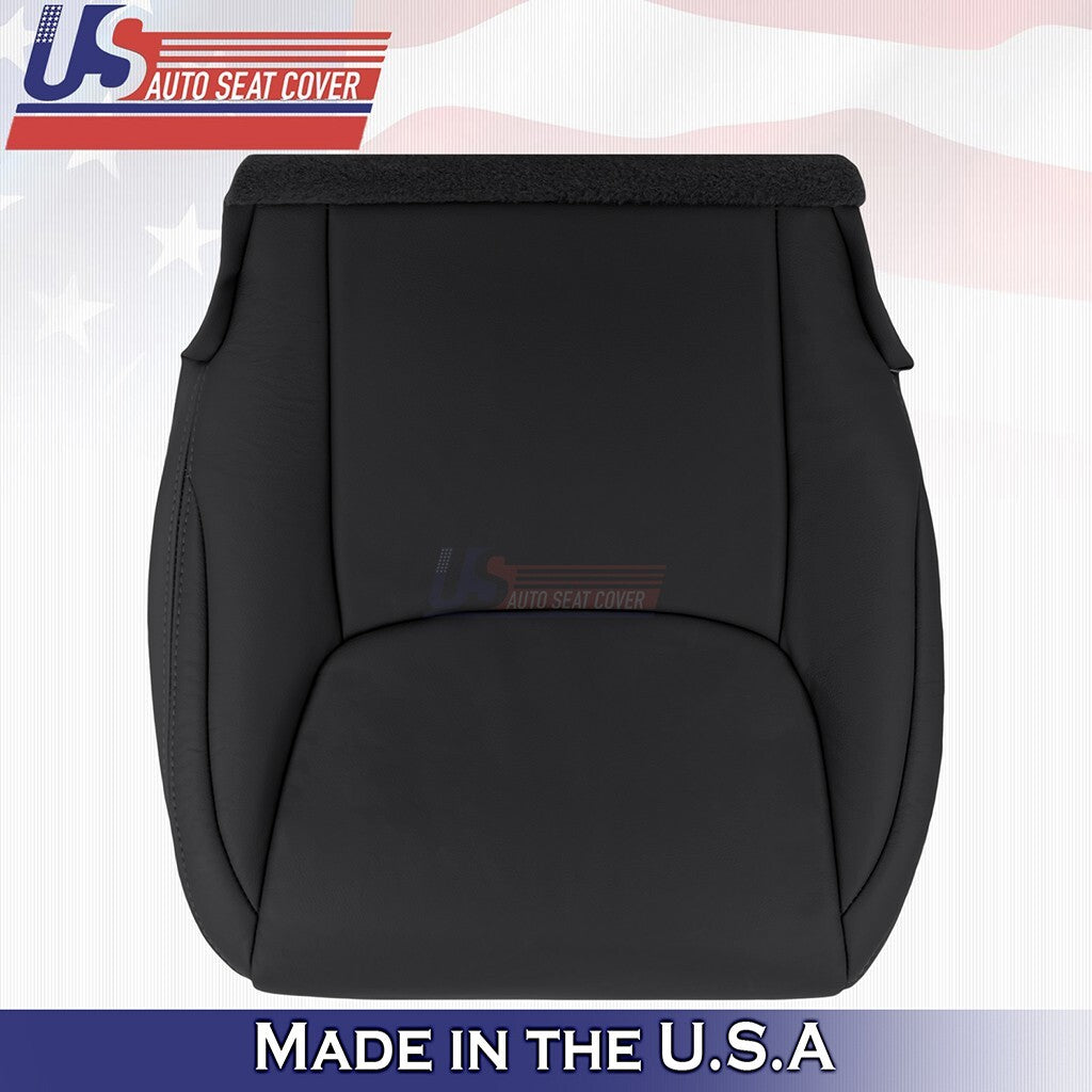 2004 to 2010 FOR Toyota Sienna Driver Bottom & Top Leather Seat Cover Black