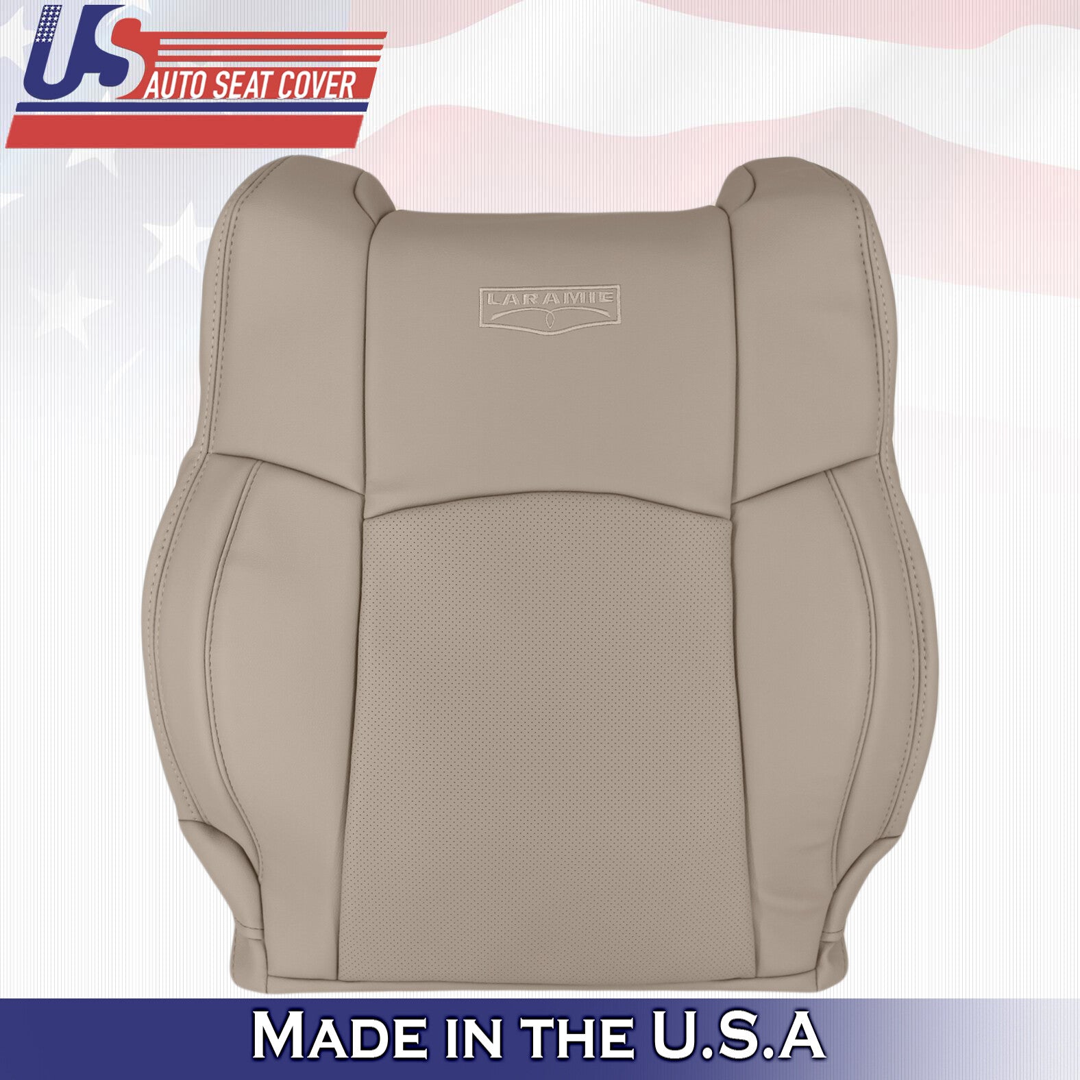 2009 2010 2011 2012 For Dodge Ram Laramie Driver Side Top Leather Cover Tan