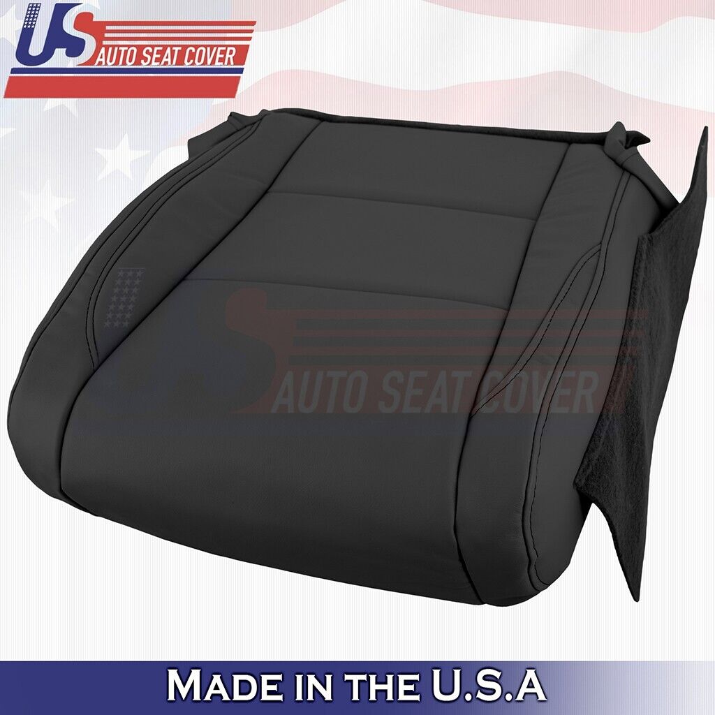 2014 2015 2016 2017 Fits Toyota Highlander Passenger Bottom Leather Cover Black