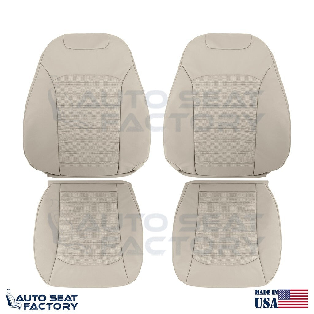 Replacement Dune Tan Vinyl Seat Cover SET For Ford Fusion 2013 - 2017