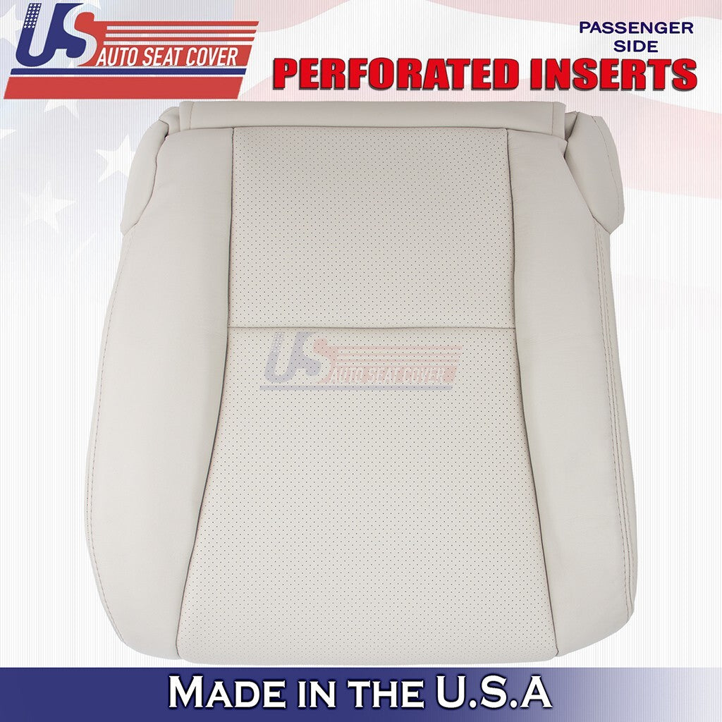 2007 to 2012 Fits Lexus LS600h Passenger Bottom &Top Leather Cover Alabaster
