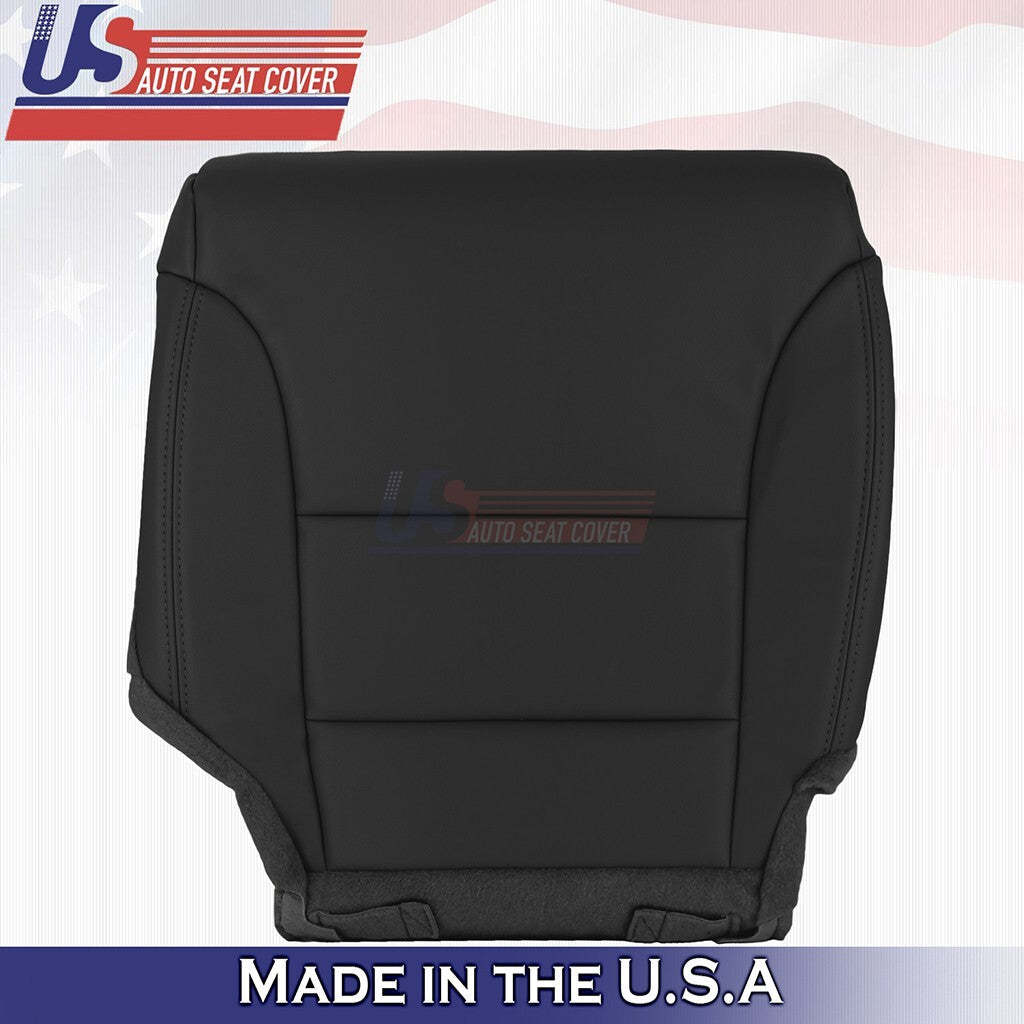 2012 to 2016 For Honda CR-V Driver Bottom & Top Genuine Leather Seat Covers BLK