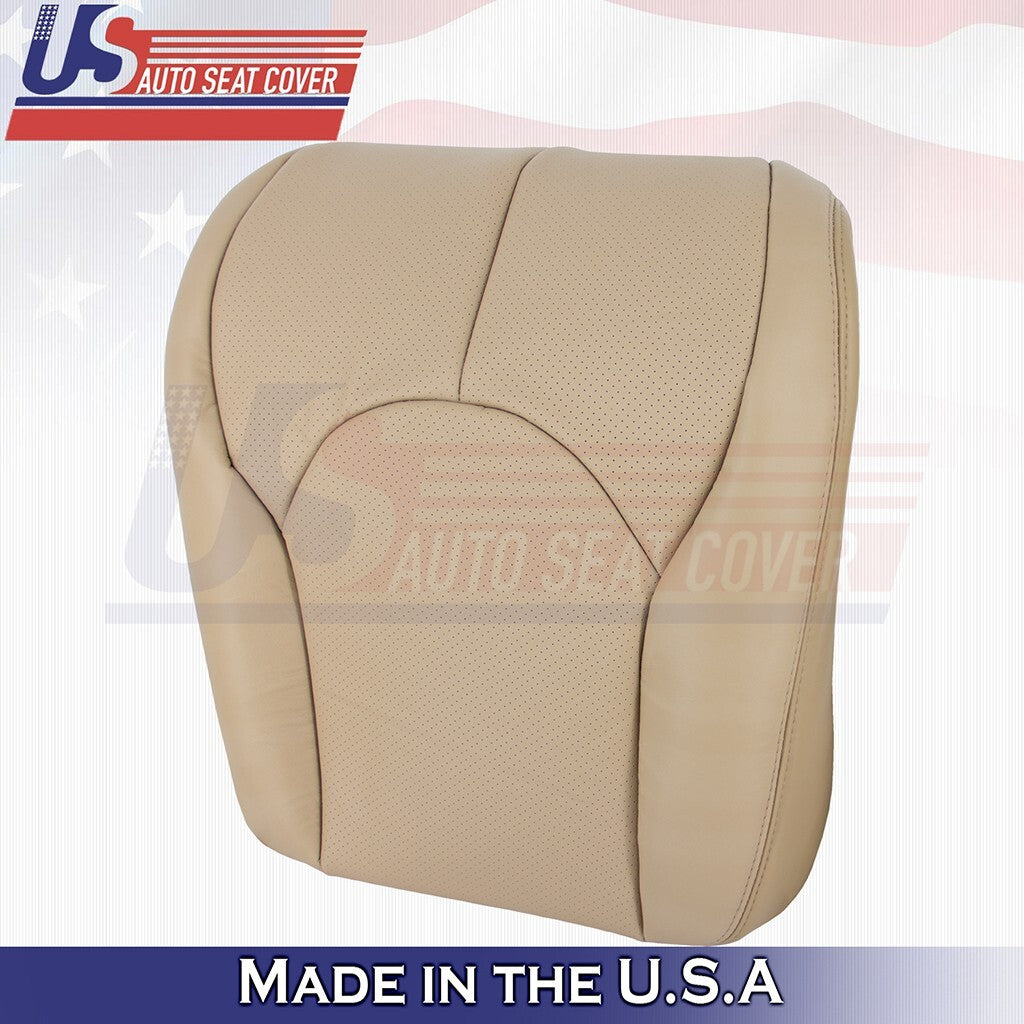 1996 to 2002 For Mercedes Benz SL500 Driver Bottom & Top Perf Leather Cover Tan