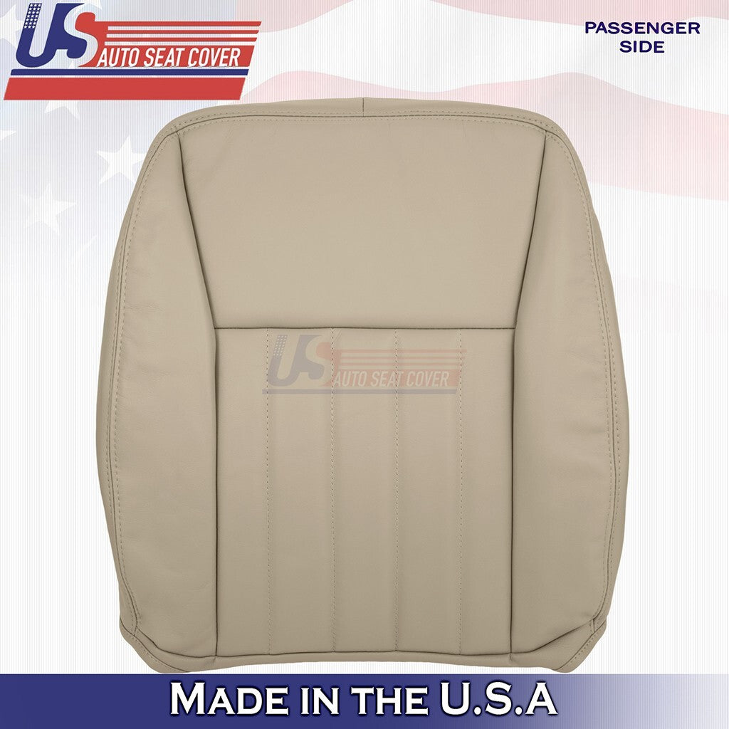 2003 to 2005 For Lincoln Town Car Driver &Passenger Tops Leather Cover Med Tan