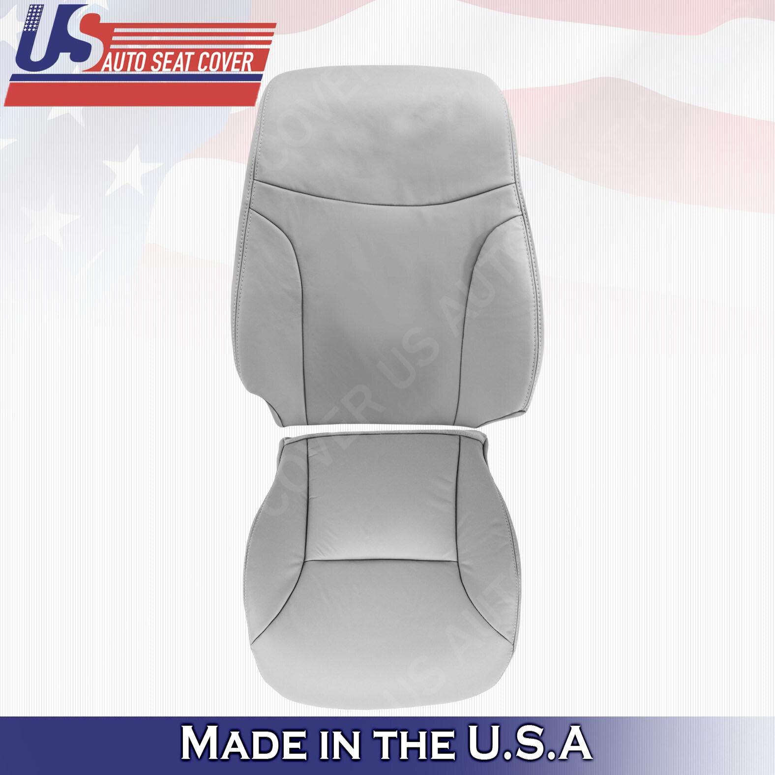Fit 2002 2003 2004 2005 2006 Lexus ES330 Passenger Top Bottom Leather Cover Gray