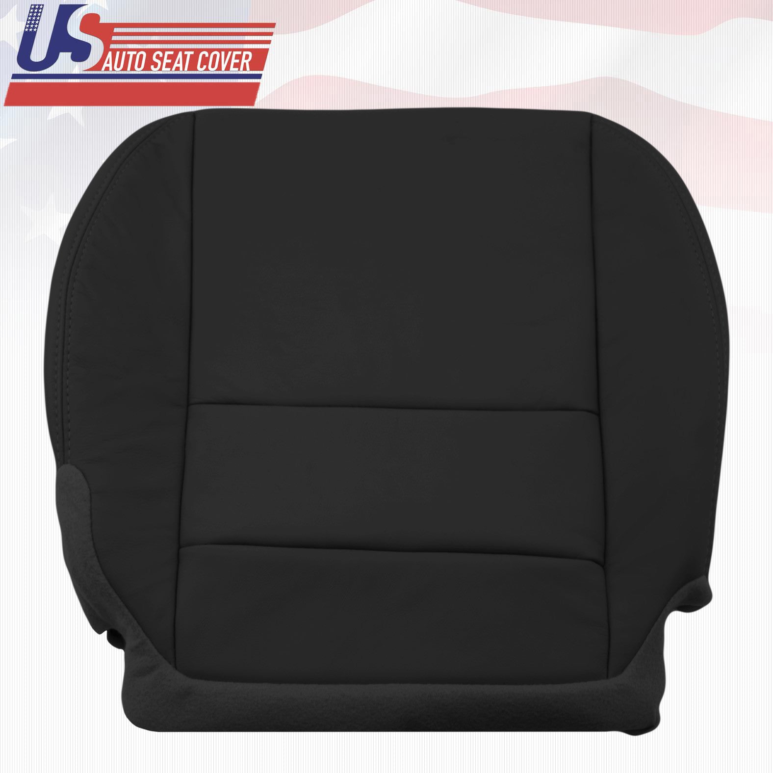 For 2007 08 09 10 11 Acura MDX Driver bottom Leather Seat Cover in shade BLACK
