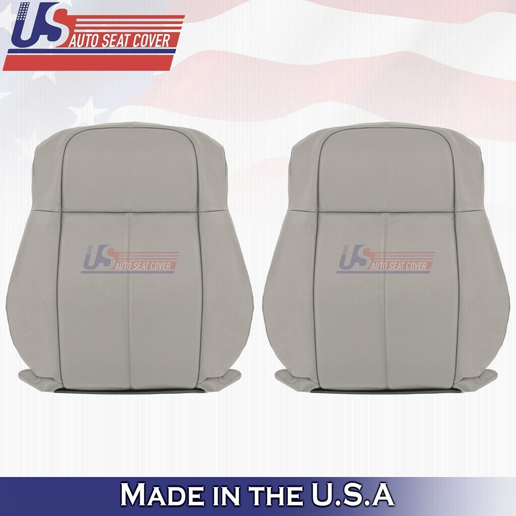 2005- 2010 For Chrysler 300 Limited Driver Passenger Tops Leather Cover Lt Gray
