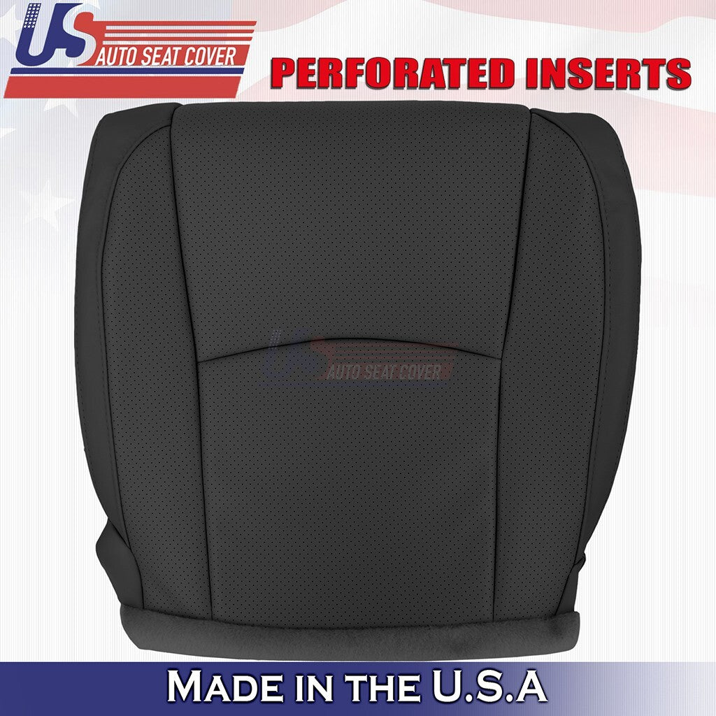 2003 to 2009 For Lexus RX330 RX350 Driver Bottom Synthe Leather Perf Cover Black
