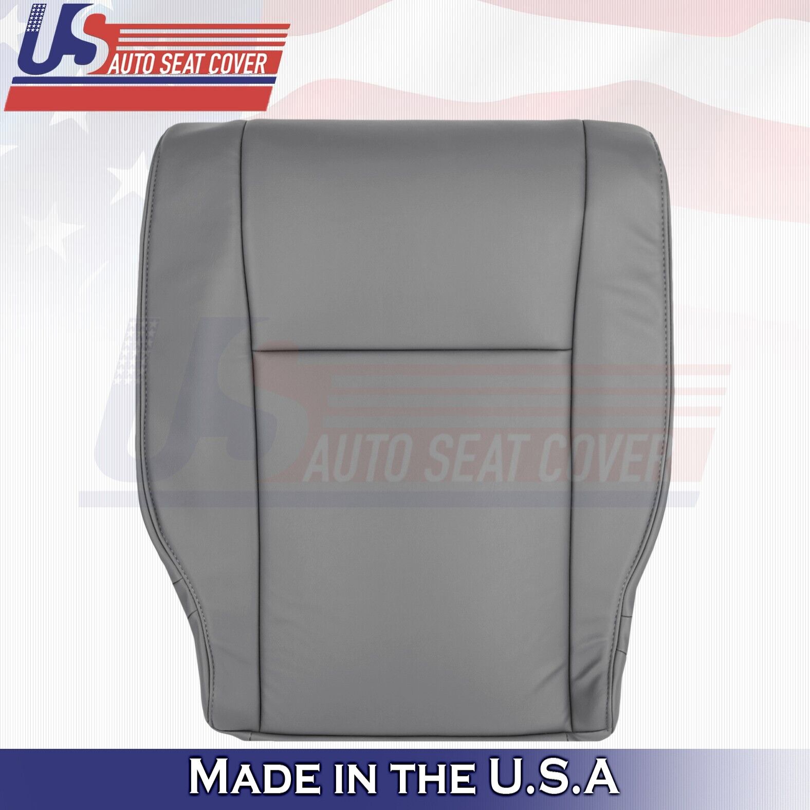 2007-2010 FitsToyota Tundra Rear Driver PassengerBottoms&Tops Leather Cover Gray